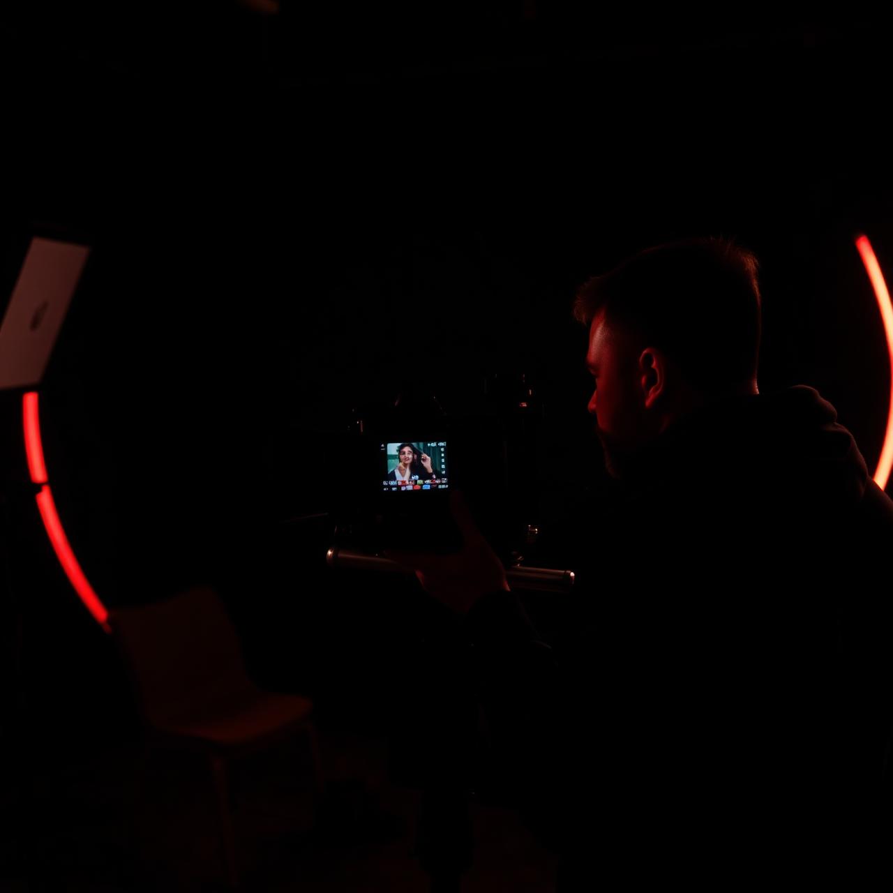 Behind the scenes shoot